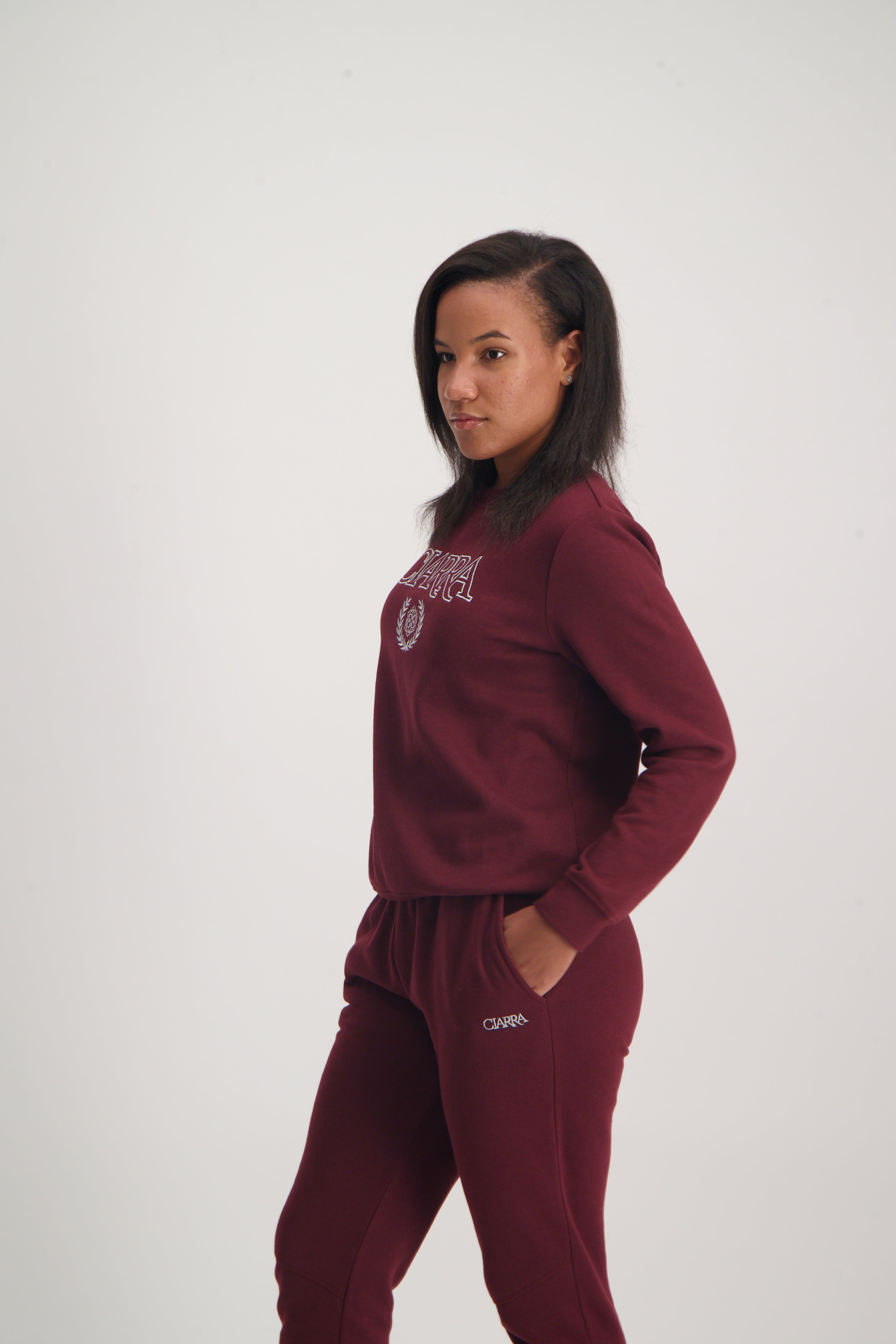 Ladies  Berry Long Sleeve Sweater