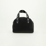 Nylon And Patent Bowler Bag.