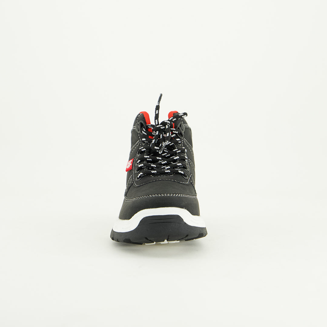 Young Buck Hiker Boot.White Contrast Stitching.
