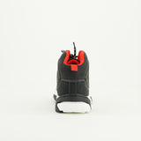 Young Buck Hiker Boot.White Contrast Stitching.