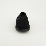 Closed Toe And Back Bedroom Slipper.Charcoal Stitching.