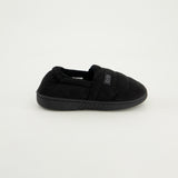 Closed Toe And Back Bedroom Slipper.Charcoal Stitching.