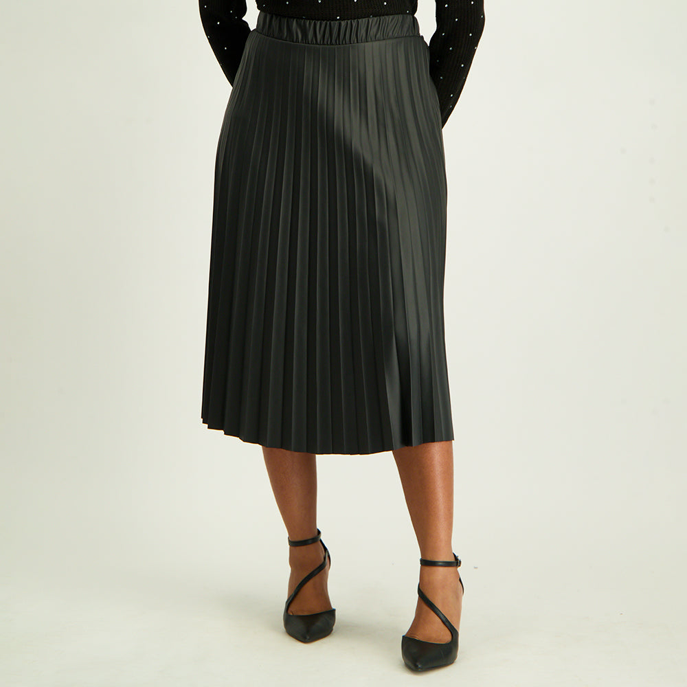 Black Pleated Skirt