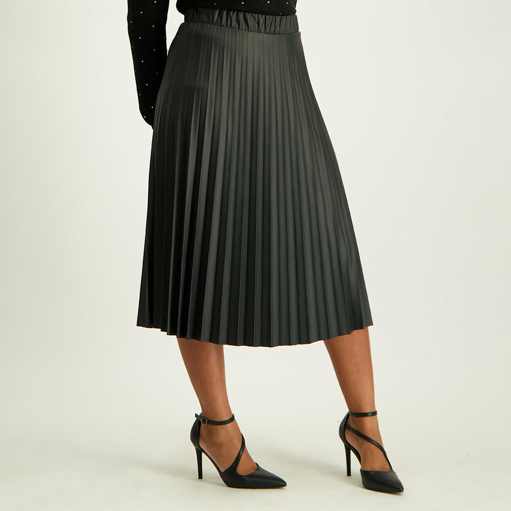 Black Pleated Skirt