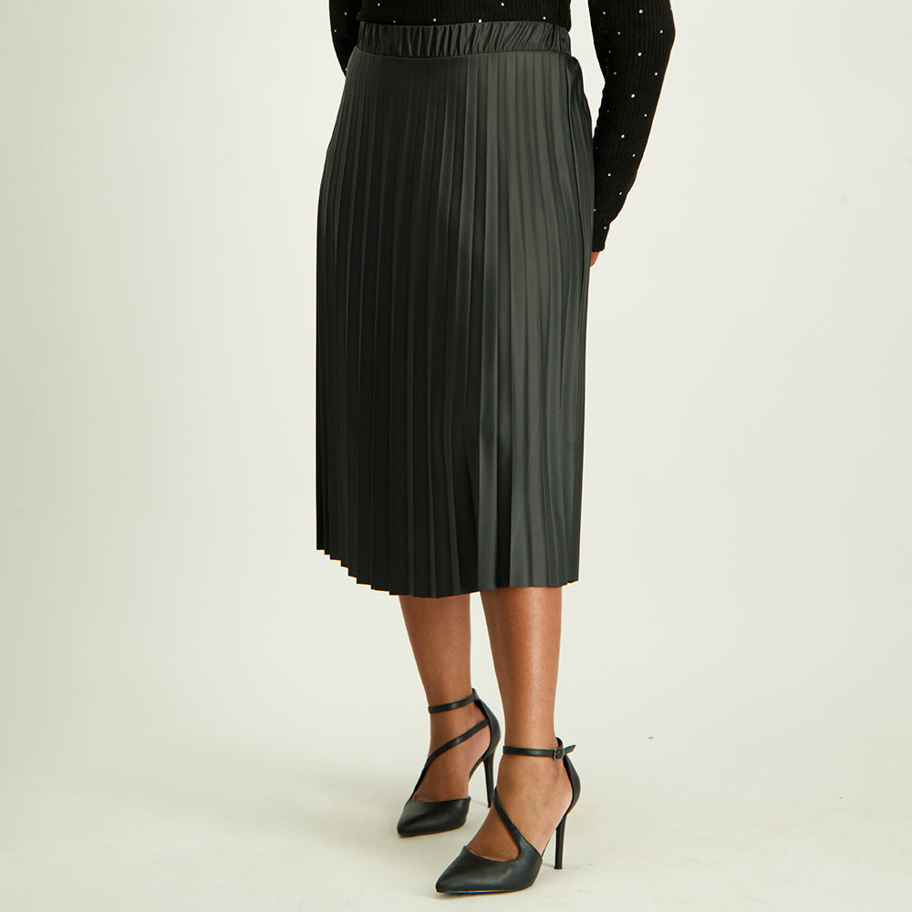 Black Pleated Skirt
