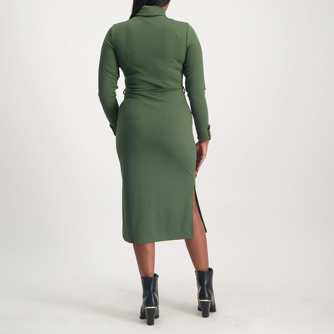 Cowl Neck Dress