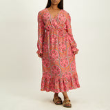 Pink Cross Over Dress