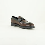 High Shine Pu Loafer Slip On Shoe.