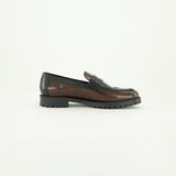 High Shine Pu Loafer Slip On Shoe.