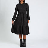 Black Tiered Dress