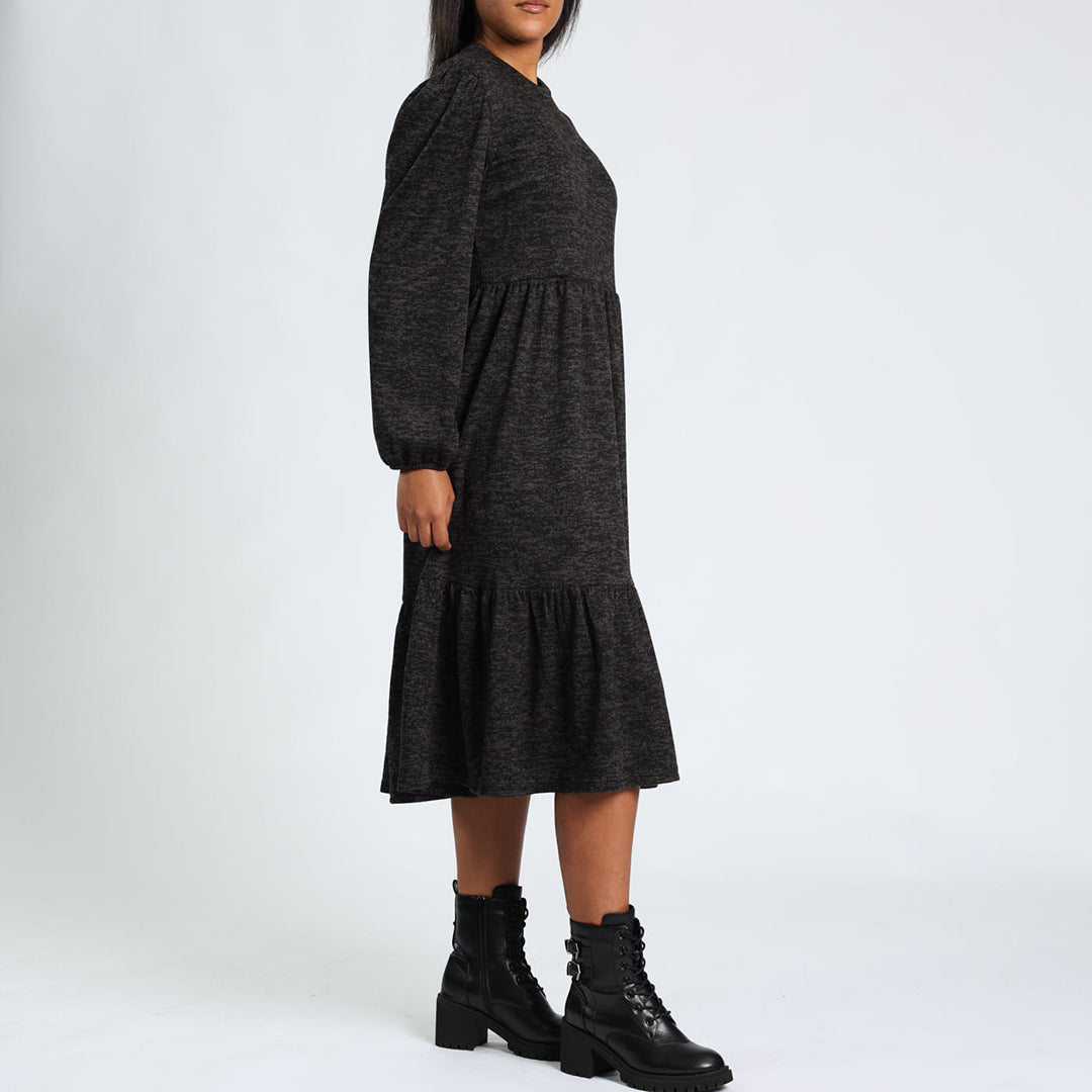 Black Tiered Dress