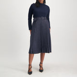 Navy Turtle Neck Top