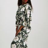 Olive Frill Blouse