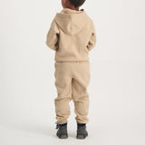 PRE-BOYS MODA STONE FLEECE TRACK SET (HOODY + JOGGER)