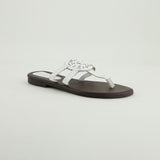 Toe Laser Floral Push In Sandal.