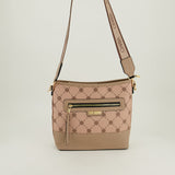 Aop Crossbody Bag.Jacquard Strap.