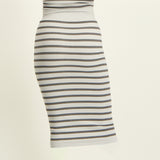 LADIES NOVA FASHION STRIPE SEAMLESS SKIRT