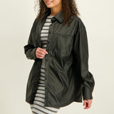 LADIES NOVA BLACK LONGER LENGTH SHACKET