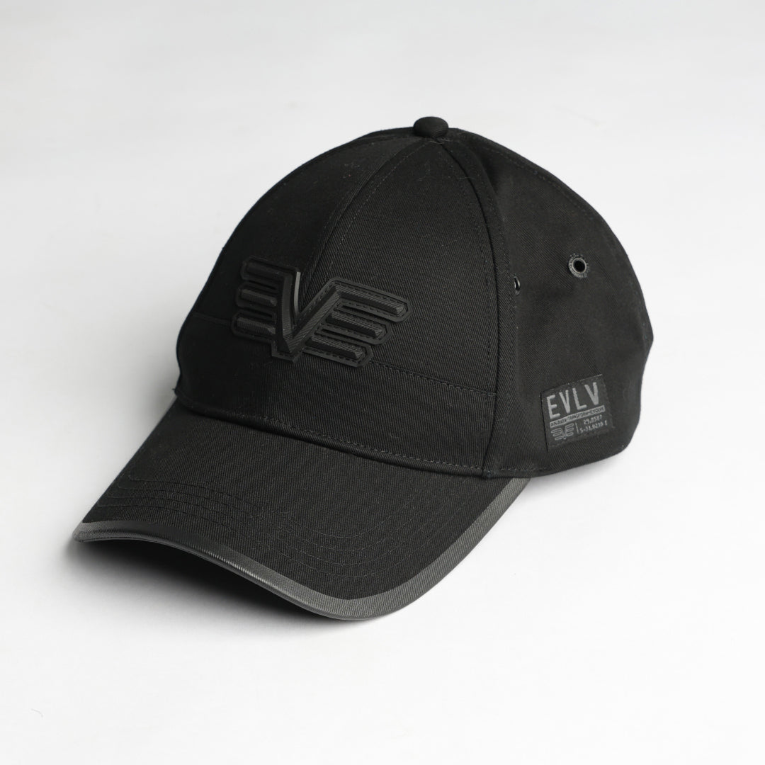 Evolve Black Peak Cap