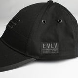 Evolve Black Peak Cap