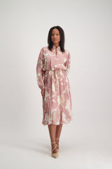 LADIES CIARRA STONE  LUREX TIERED DRESS