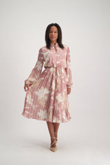 LADIES CIARRA STONE  LUREX TIERED DRESS