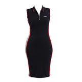 LADIES NAVY GOLFER DRESS