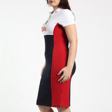 LADIES CIARRA NAVY DRESS