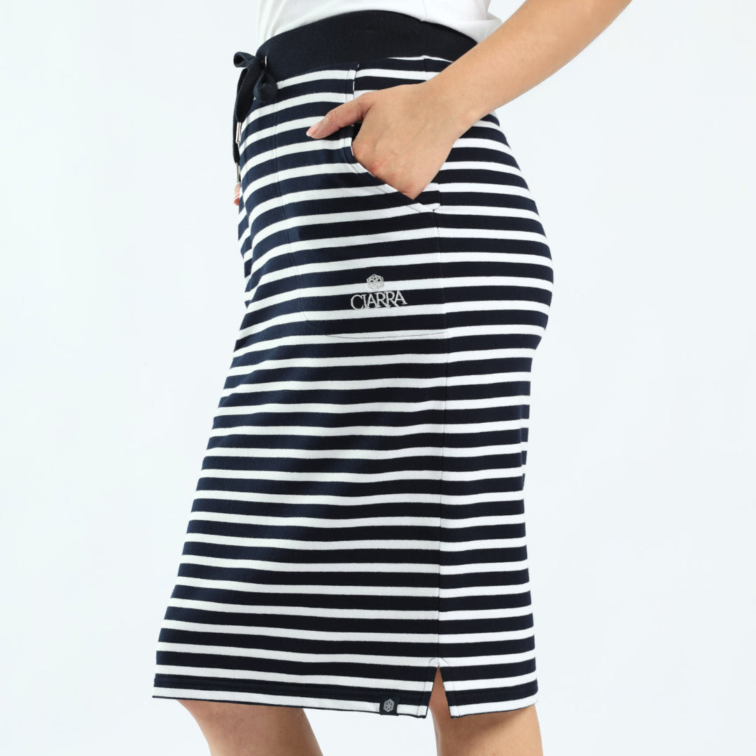 LADIES CIARRA STRIPE SKIRT