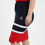 LADIES CIARRA NAVY/WHITE SKIRT