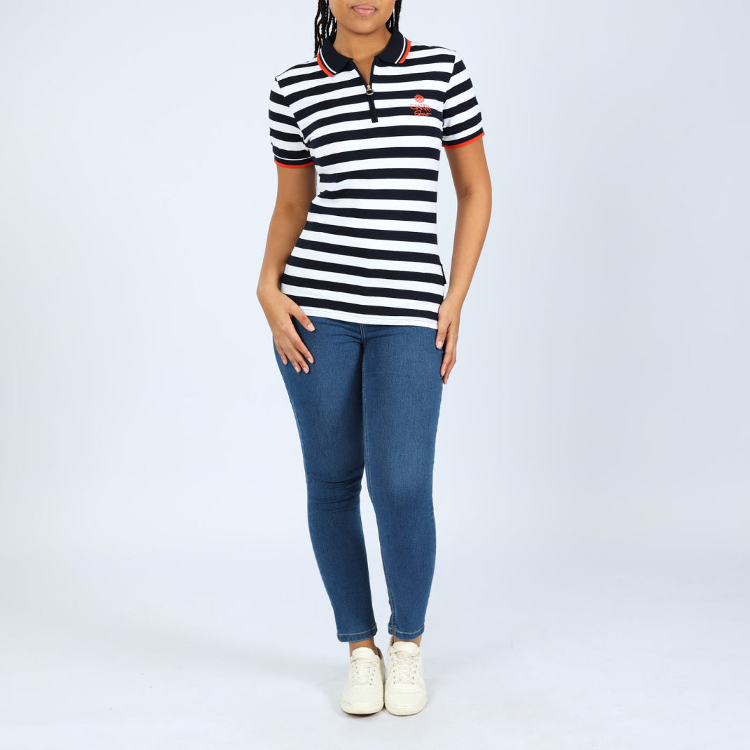 LADIES CIARRA STRIPE GOLFER