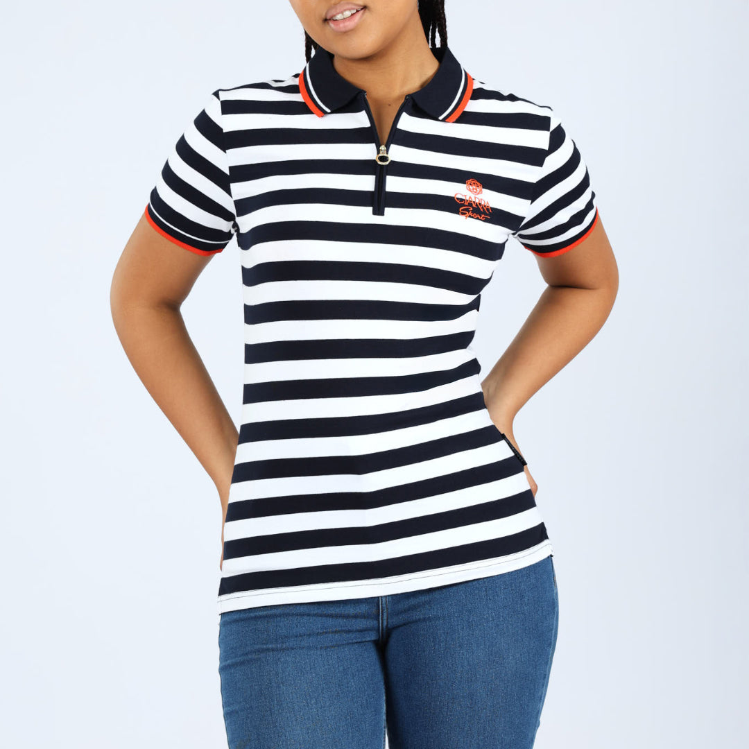LADIES CIARRA STRIPE GOLFER