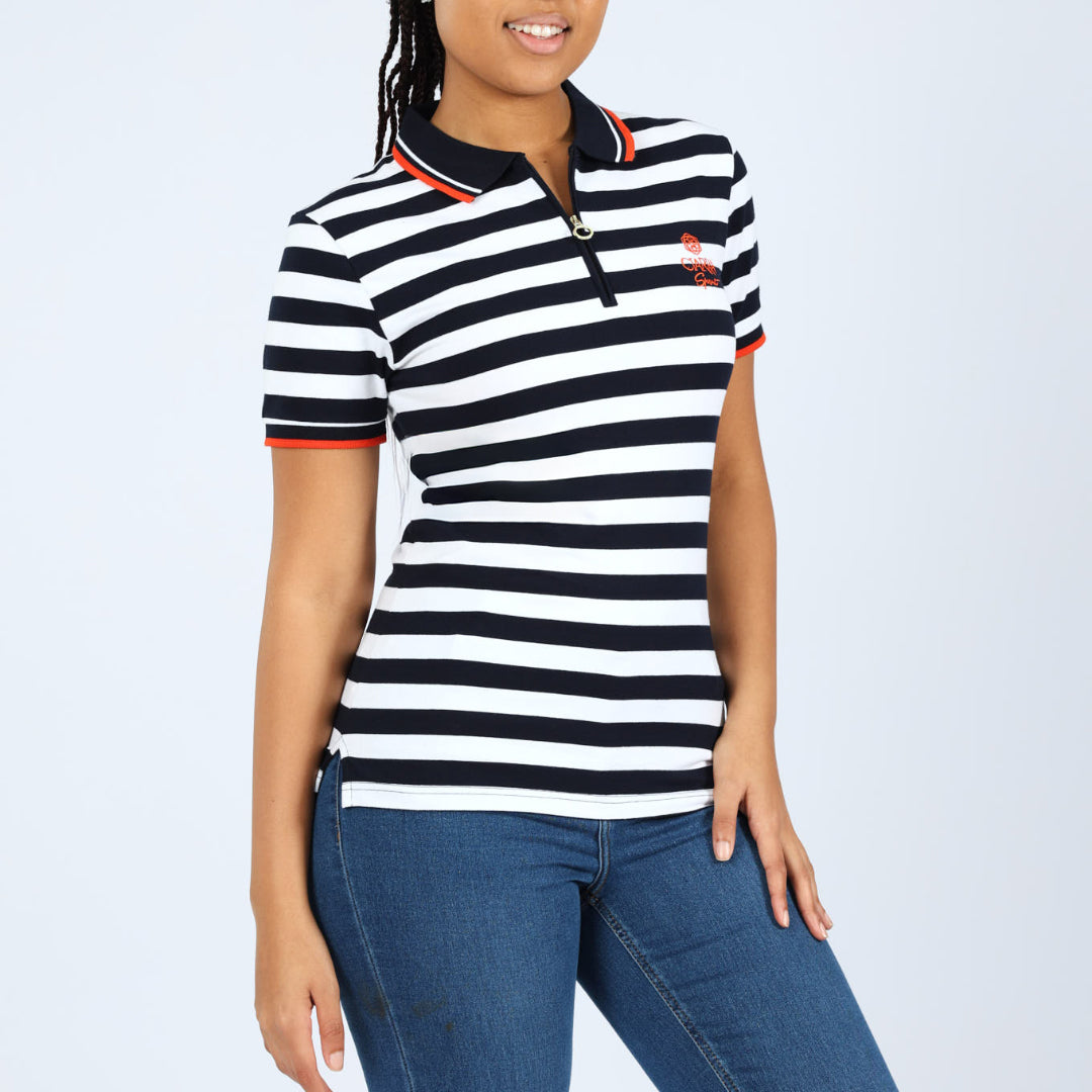 LADIES CIARRA STRIPE GOLFER