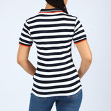 LADIES CIARRA STRIPE GOLFER