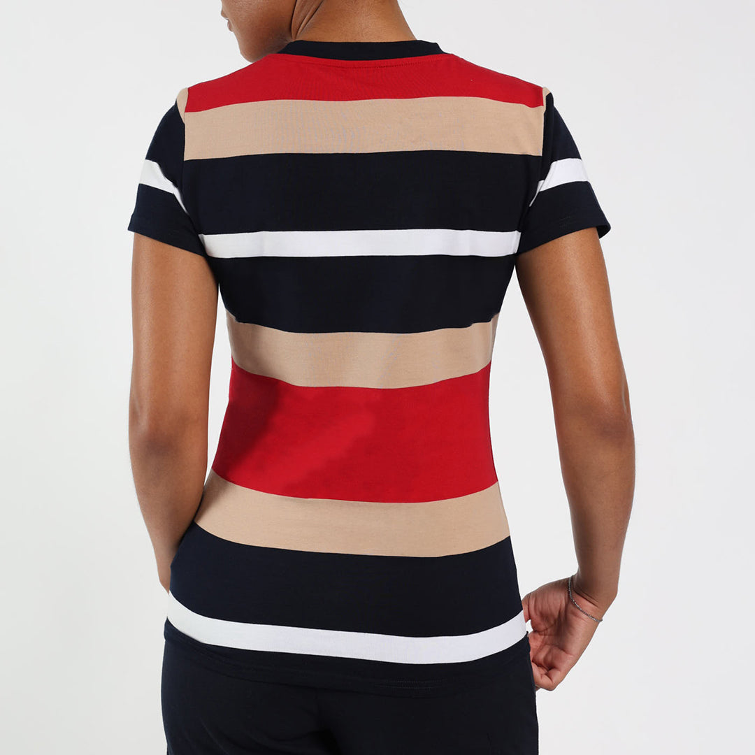 LADIES CIARRA RED STRIPE 2PK