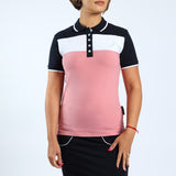 LADIES NAVY/PINK TOP