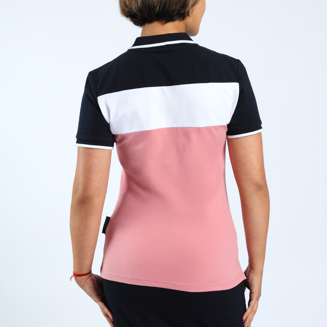 LADIES NAVY/PINK TOP