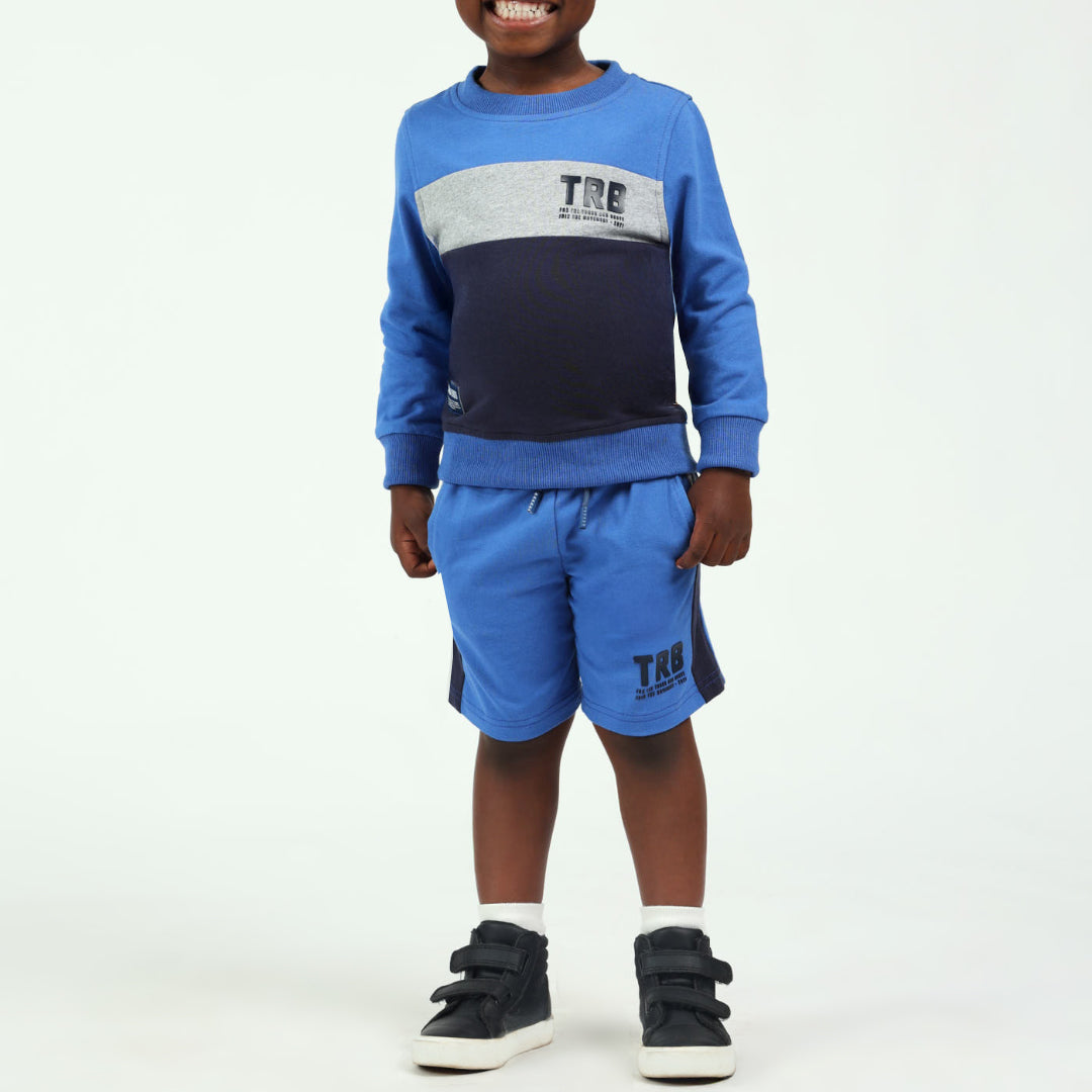 BOYS TRB BLUE/NAVY SWEATER