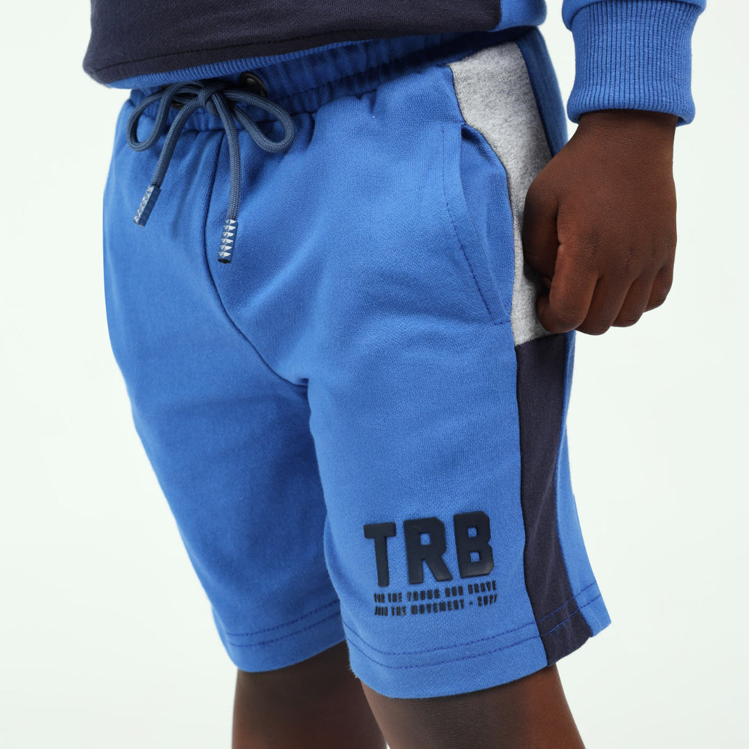 BOYS TRB BLUE/NAVY SHORTS