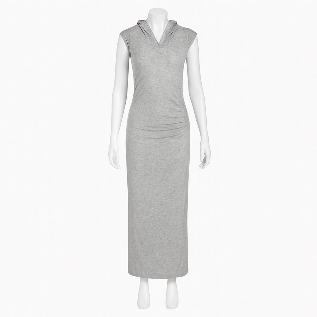 Grey Rib Dress