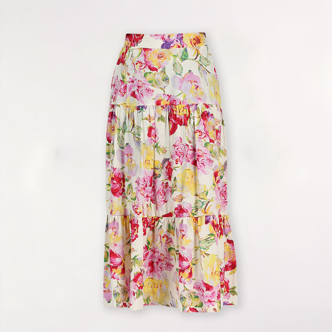 Floral Midi Skirt