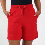 LADIES CIARRA RED UTILITY SHORTS