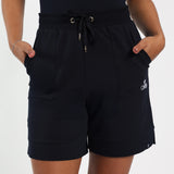 LADIES CIARRA NAVY UTILITY SHORTS