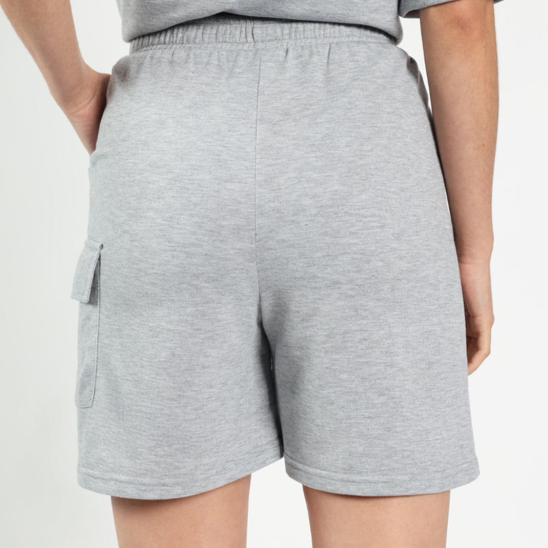 Ladies Grey Cargo Shorts
