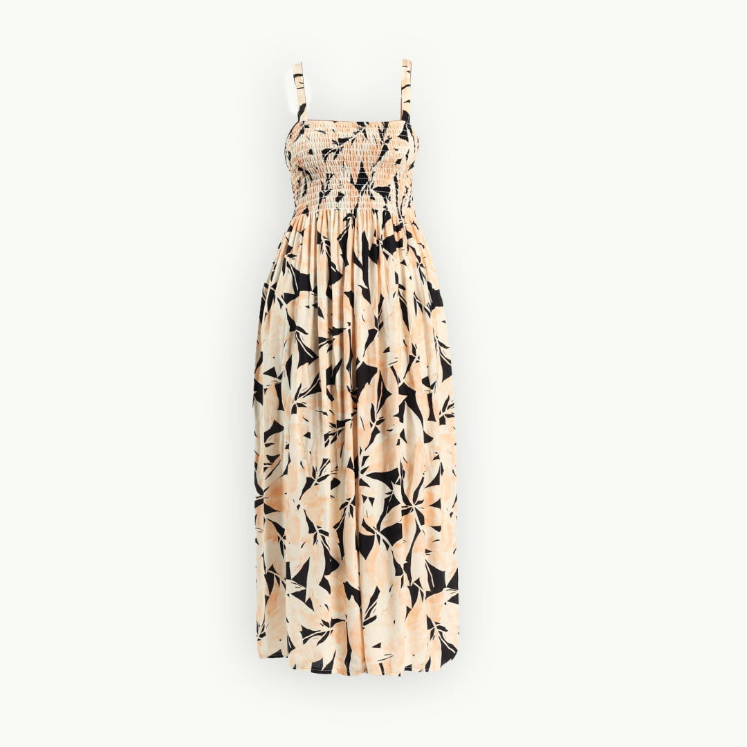 Black/Blush Strappy Dress