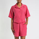 Cerise Buttons Shirt