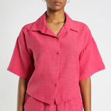 Cerise Buttons Shirt