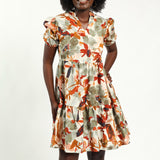 Rust Mustard Henly Dress