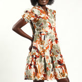 Rust Mustard Henly Dress