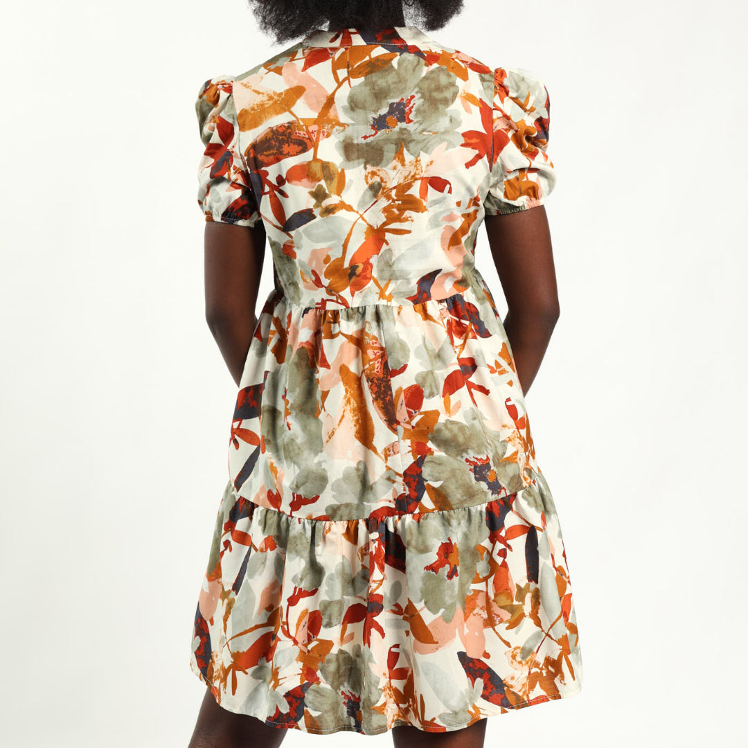 Rust Mustard Henly Dress